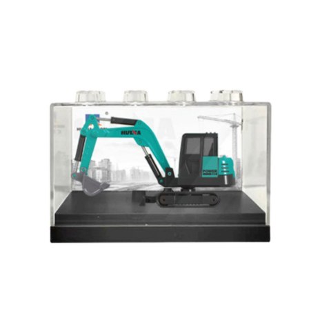 Koparka Gąsienicowa Metalowa Model Kolekcjonerski Huina Zielona 1:80 Koparka Gąsienicowa Metalowa Model Kolekcjonerski Huina Zielona 1:80