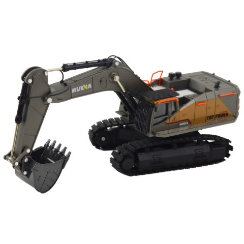 Koparka Gąsienicowa Metalowa Ruchoma Łyżka Huina Czarna 1:50 Koparka Gąsienicowa Metalowa Ruchoma Łyżka Huina Czarna 1:50