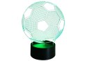 Lampka Bezprzewodowa Statuetka Piłka 3D LED Pilot Lampka Bezprzewodowa Statuetka Piłka 3D LED Pilot