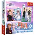 Puzzle - 2w1+memos - Księżniczki w swojej krainie - Disney Frozen 2 trefl 93335 Puzzle - 2w1+memos - Księżniczki w swojej krainie - Disney Frozen 2 trefl 93335