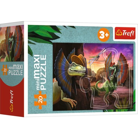Puzzle - miniMaxi - Poznaj świat dinozaurów - Trefl 56036 Puzzle - miniMaxi - Poznaj świat dinozaurów - Trefl 56036