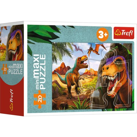 Puzzle - miniMaxi - Poznaj świat dinozaurów - Trefl 56036 Puzzle - miniMaxi - Poznaj świat dinozaurów - Trefl 56036