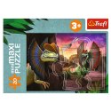 Puzzle - miniMaxi - Poznaj świat dinozaurów - Trefl 56036 Puzzle - miniMaxi - Poznaj świat dinozaurów - Trefl 56036