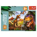 Puzzle - miniMaxi - Poznaj świat dinozaurów - Trefl 56036 Puzzle - miniMaxi - Poznaj świat dinozaurów - Trefl 56036