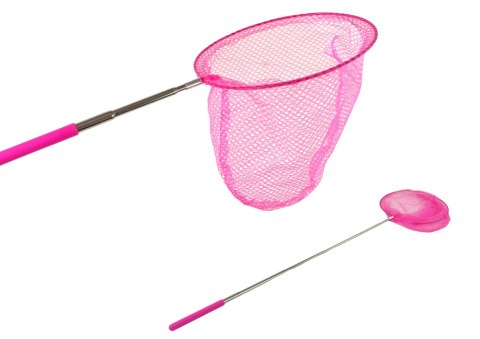 Siatka Na Motyle Owady Składana Teleskopowa 85 cm Różowa Siatka Na Motyle Owady Składana Teleskopowa 85 cm Różowa