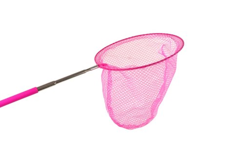 Siatka Na Motyle Owady Składana Teleskopowa 85 cm Różowa Siatka Na Motyle Owady Składana Teleskopowa 85 cm Różowa