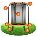 Trampolina ogrodowa dla dzieci 152 cm 5 ft Neo-Sport Trampolina ogrodowa dla dzieci 152 cm 5 ft Neo-Sport