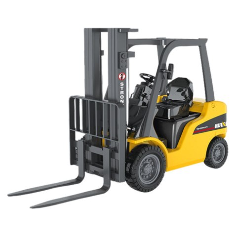 Wózek Widłowy Metalowy Ruchome Widły Huina Żółty 1:50 Wózek Widłowy Metalowy Ruchome Widły Huina Żółty 1:50