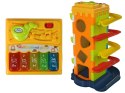 Zjeżdżalnia Piłeczek Blok Edukacyjny Sorter z Pianinkiem Zjeżdżalnia Piłeczek Blok Edukacyjny Sorter z Pianinkiem