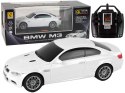 Auto R/C BMW M3 Pilot Światła 1:28 Białe Auto R/C BMW M3 Pilot Światła 1:28 Białe
