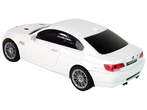Auto R/C BMW M3 Pilot Światła 1:28 Białe Auto R/C BMW M3 Pilot Światła 1:28 Białe