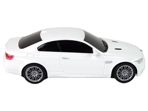 Auto R/C BMW M3 Pilot Światła 1:28 Białe Auto R/C BMW M3 Pilot Światła 1:28 Białe