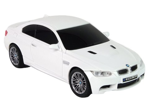 Auto R/C BMW M3 Pilot Światła 1:28 Białe Auto R/C BMW M3 Pilot Światła 1:28 Białe
