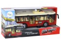 Autobus Na Baterie Światła Dźwięki Czerwony Miejski 1:16 Autobus Na Baterie Światła Dźwięki Czerwony Miejski 1:16