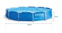 Basen ogrodowy stelażowy 305 x 76 cm zestaw 15w1 INTEX 28202 Basen ogrodowy stelażowy 305 x 76 cm zestaw 15w1 INTEX 28202