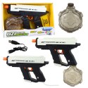 Elektryczny Pistolet Na Wodę Automatyczny 10m Czarno Biały 800ml Elektryczny Pistolet Na Wodę Automatyczny 10m Czarno Biały 800ml
