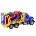 Zestaw Ciężarówka Laweta Transporter Samochód Światła Dźwięki Zestaw Ciężarówka Laweta Transporter Samochód Światła Dźwięki
