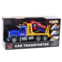 Zestaw Ciężarówka Laweta Transporter Samochód Światła Dźwięki Zestaw Ciężarówka Laweta Transporter Samochód Światła Dźwięki