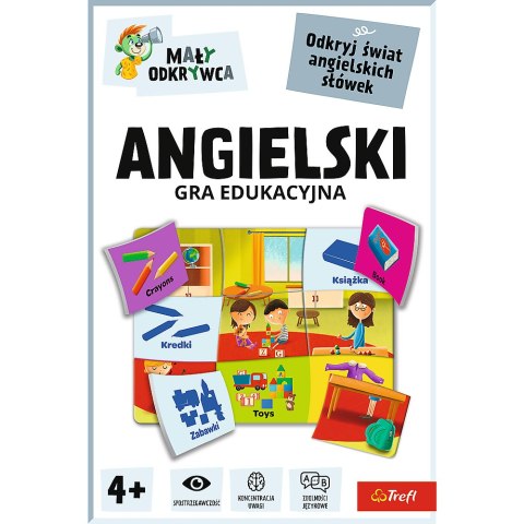 GRA - Angielski / Mały Odkrywca Trefl 02812 GRA - Angielski / Mały Odkrywca Trefl 02812