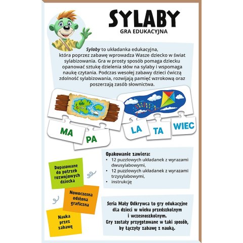 GRA - Sylaby / Mały Odkrywca Trefl 02813 GRA - Sylaby / Mały Odkrywca Trefl 02813