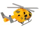 Helikopter Ratunkowy Ambulans Żółty Dźwięk Światła Śmigła Helikopter Ratunkowy Ambulans Żółty Dźwięk Światła Śmigła
