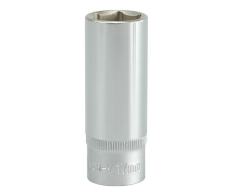 NASADKA DŁUGA 6-KĄTNA CHROMOWANA 3/8'' 17MM NASADKA DŁUGA 6-KĄTNA CHROMOWANA 3/8'' 17MM