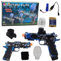 Pistolet Elektryczny Na Kulki Wodne Grafitti Niebieski