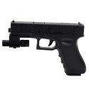 Pistolet Na Kulki Wodne Strzałki Piankowe Laser Czarny Pistolet Na Kulki Wodne Strzałki Piankowe Laser Czarny