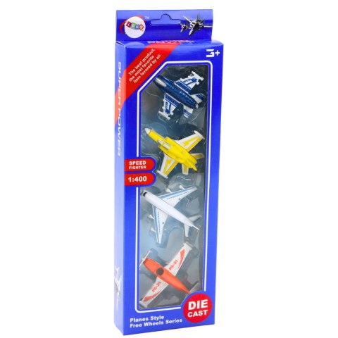 Zestaw Samoloty Odrzutowce Kolorowe 1:400 4 Szt Zestaw Samoloty Odrzutowce Kolorowe 1:400 4 Szt