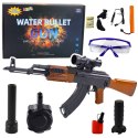 Karabin AK Na Kulki Wodne Hydrożelowe Celownik Akcesoria Okulary 96cm Karabin AK Na Kulki Wodne Hydrożelowe Celownik Akcesoria Okulary 96cm