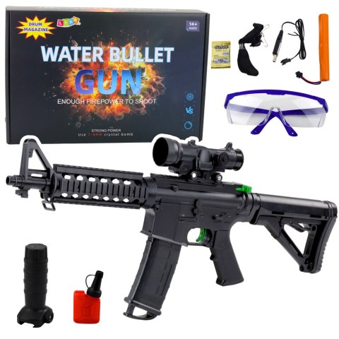 Karabin Szturmowy Na Kulki Wodne Hydrożelowe Celownik Okulary Czarny 86cm Karabin Szturmowy Na Kulki Wodne Hydrożelowe Celownik Okulary Czarny 86cm