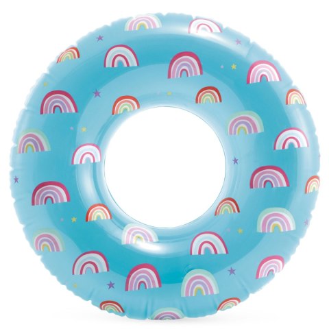 Koło do pływania tęcze 81 cm INTEX 59259 Koło do pływania tęcze 81 cm INTEX 59259