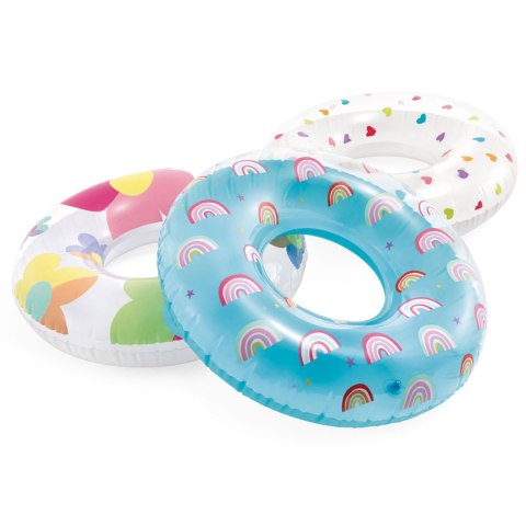 Koło do pływania tęcze 81 cm INTEX 59259 Koło do pływania tęcze 81 cm INTEX 59259