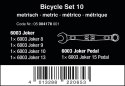 ZESTAW KLUCZY PŁASKO-OCZKOWYCH BICYCLE SET 10SZT. ZESTAW KLUCZY PŁASKO-OCZKOWYCH BICYCLE SET 10SZT.