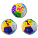 Zestaw Miękkich Piłeczek Z Dinozaurami Kolorowe 9cm 3szt Zestaw Miękkich Piłeczek Z Dinozaurami Kolorowe 9cm 3szt