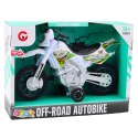 Motor Crossowy Off-Road Napęd Światła Dźwięki Biały Motor Crossowy Off-Road Napęd Światła Dźwięki Biały