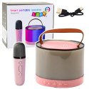Zestaw Do Karaoke Głośnik Mikrofon Bezprzewodowy K52 RGB Bluetooth Różowy Zestaw Do Karaoke Głośnik Mikrofon Bezprzewodowy K52 RGB Bluetooth Różowy