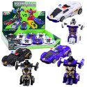 Auto Robot 2w1 Sportowy Samochód Policyjny Napęd Mix Auto Robot 2w1 Sportowy Samochód Policyjny Napęd Mix