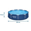 Basen ogrodowy stelażowy 305 x 76 cm 8w1 Bestway 56679 Basen ogrodowy stelażowy 305 x 76 cm 8w1 Bestway 56679