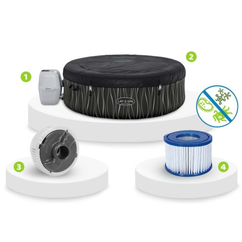 Dmuchane SPA Lay-Z Hollywood 6 osobowe Bestway 60059 Dmuchane SPA Lay-Z Hollywood 6 osobowe Bestway 60059