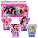 Mini Laleczka Wróżka Elf Niebieska Fioletowa Różowa Mix 11,5cm Mini Laleczka Wróżka Elf Niebieska Fioletowa Różowa Mix 11,5cm