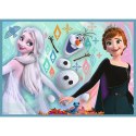 Puzzle - 4w1 (12, 15, 20, 24) - Niezwykły świat Frozen - Trefl 34381 Puzzle - 4w1 (12, 15, 20, 24) - Niezwykły świat Frozen - Trefl 34381