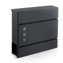 Skrzynka na listy 37x37x10,5 cm antracyt HM-863 Skrzynka na listy 37x37x10,5 cm antracyt HM-863