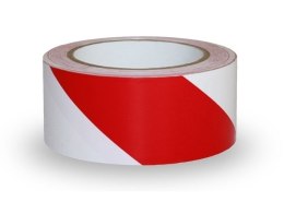 TAŚMA OSTRZEGAWCZA BIAŁO-CZERWONA 75MM*500M