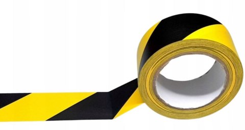 TAŚMA OSTRZEGAWCZA ŻÓŁTO-CZARNA 75MM*100M TAŚMA OSTRZEGAWCZA ŻÓŁTO-CZARNA 75MM*100M