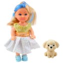 Zestaw Mini Laleczka W Sukience Piesek Lalka Pupil Mix 12cm Zestaw Mini Laleczka W Sukience Piesek Lalka Pupil Mix 12cm