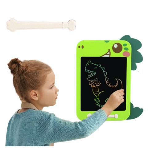 Znikopis Tablica Do Rysowania Pisania LCD Rysik Dinozaur Zielony Znikopis Tablica Do Rysowania Pisania LCD Rysik Dinozaur Zielony