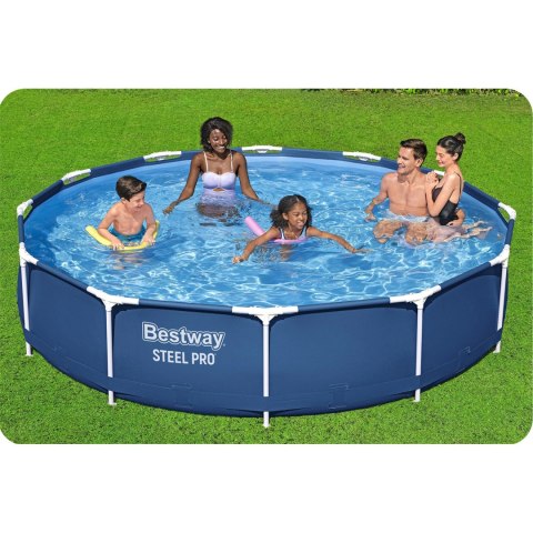 Basen ogrodowy stelażowy 366 x 76 cm zestaw 7w1 Bestway 56681 Basen ogrodowy stelażowy 366 x 76 cm zestaw 7w1 Bestway 56681
