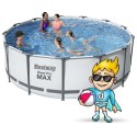 Basen ogrodowy stelażowy 396 x 122 cm 11w1 Bestway 5618W Basen ogrodowy stelażowy 396 x 122 cm 11w1 Bestway 5618W