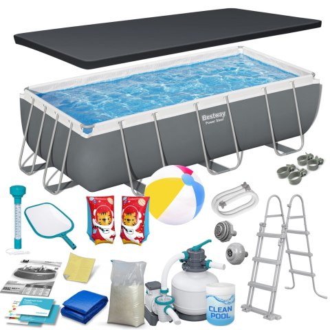 Basen ogrodowy stelażowy 404 x 201 x 100 cm 18w1 56442 Bestway Basen ogrodowy stelażowy 404 x 201 x 100 cm 18w1 56442 Bestway